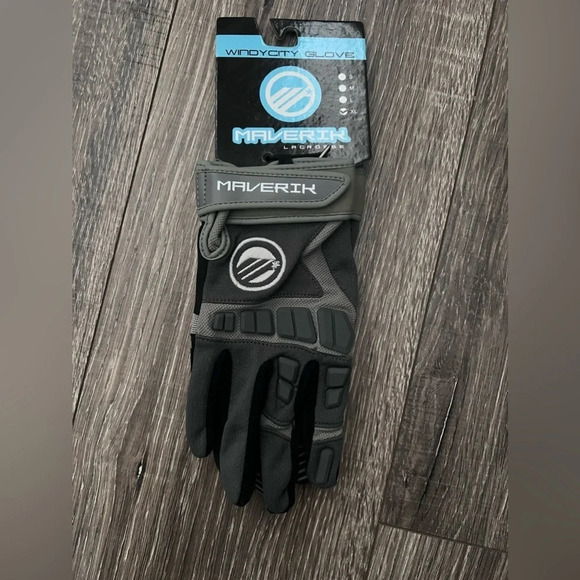 Maverik Windy City Women's Lacrosse Gloves Gray - Picture 1 of 4